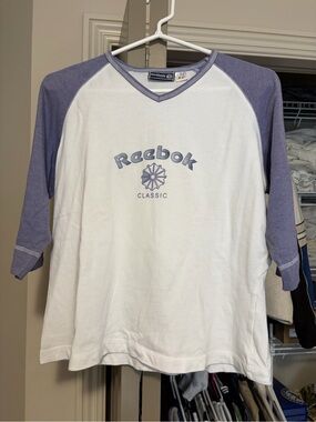 Vintage reebok 3/4 sleeve top